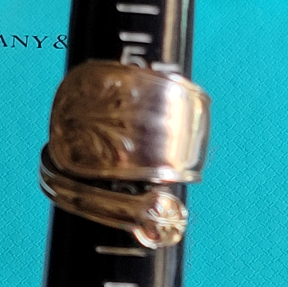 1905 Tiffany & Co Shell & Thread Spoon Ring #12 - Picture 11 of 15